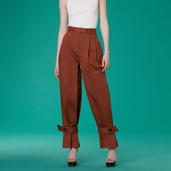 Dianne VF Pleated High Rise Pants - Picture 1 of 11